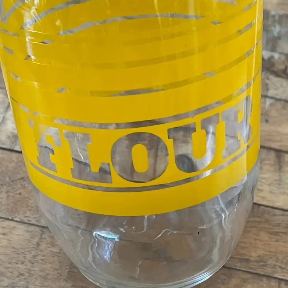 Glass Flour Canister 10